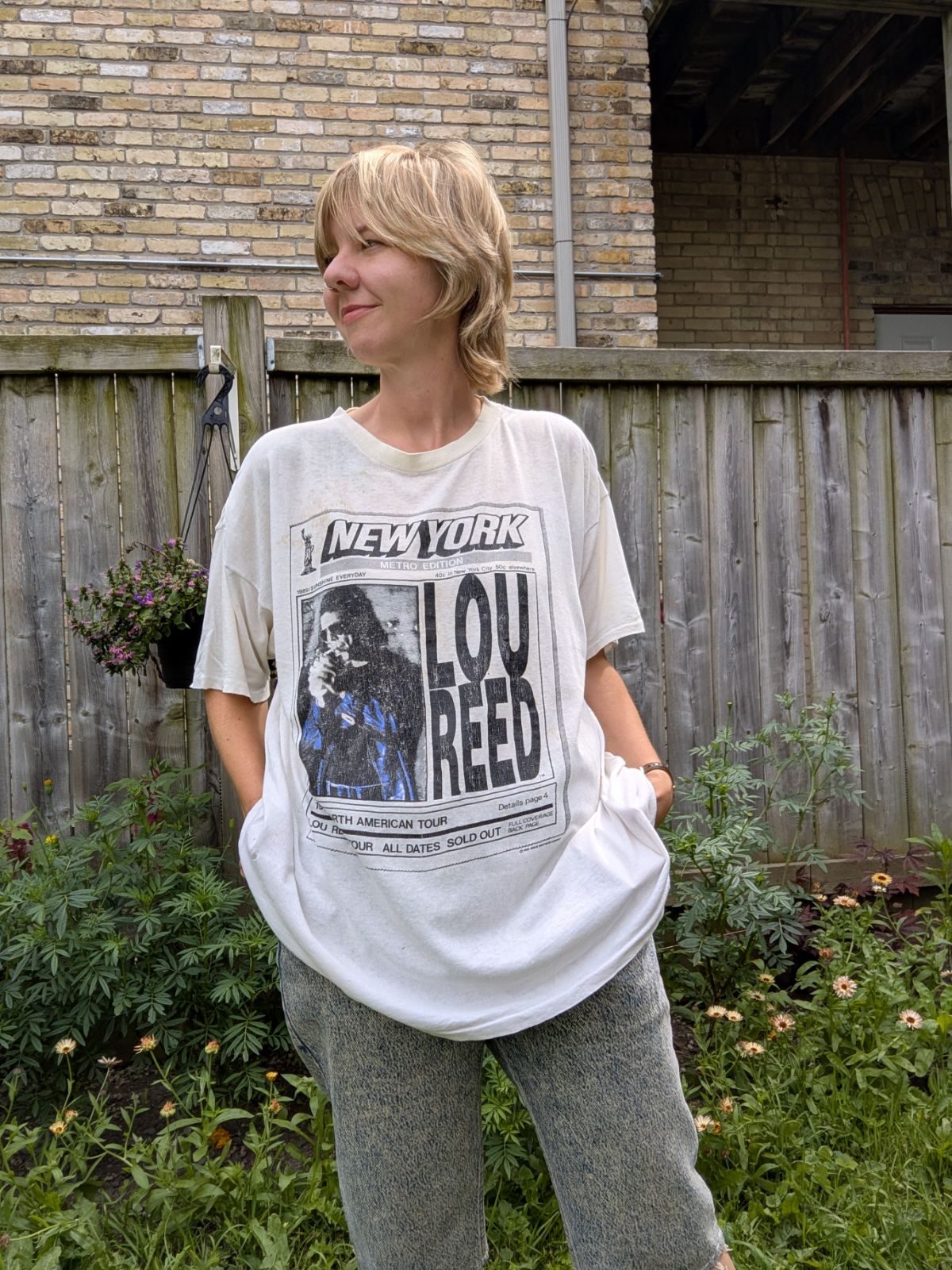 Lou Reed 1989 Tour Tee