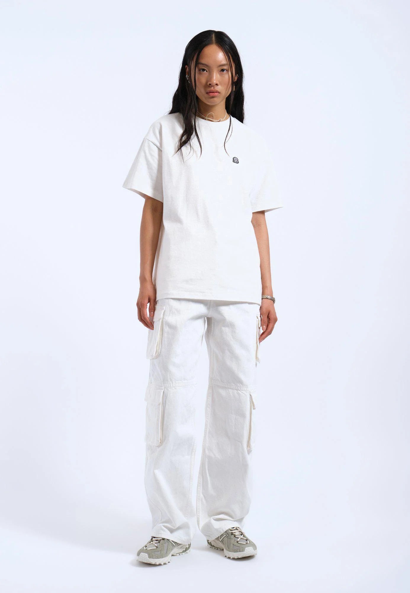 Dr Denim Donna Multi Cargo White