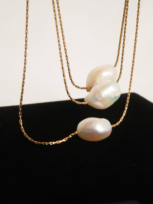 Flânerie by MAIQ - Kinney Non-Tarnish Natural Pearl Necklace