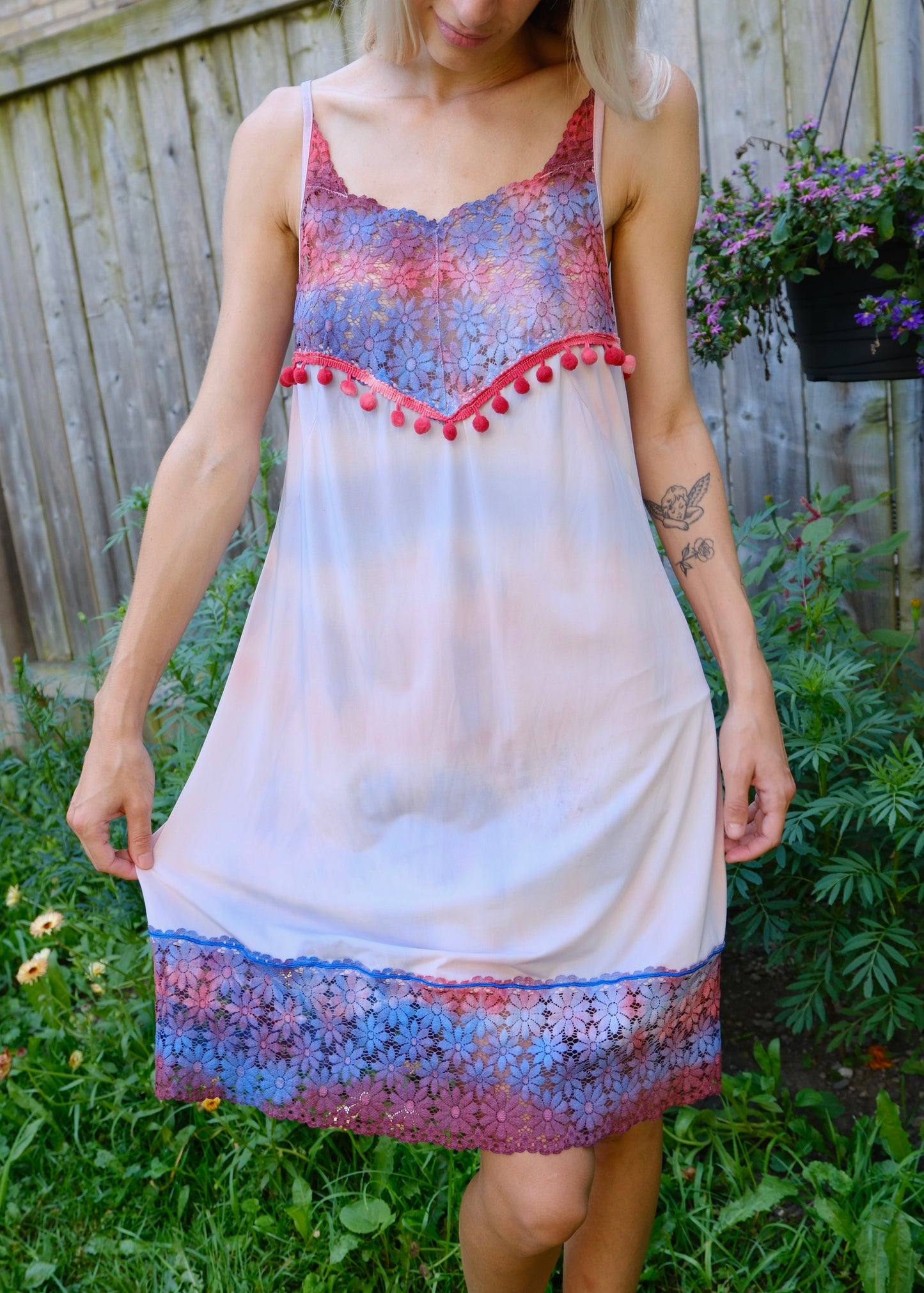 Kasché Design Reworked Tie Dye Vintage Slip Dress
