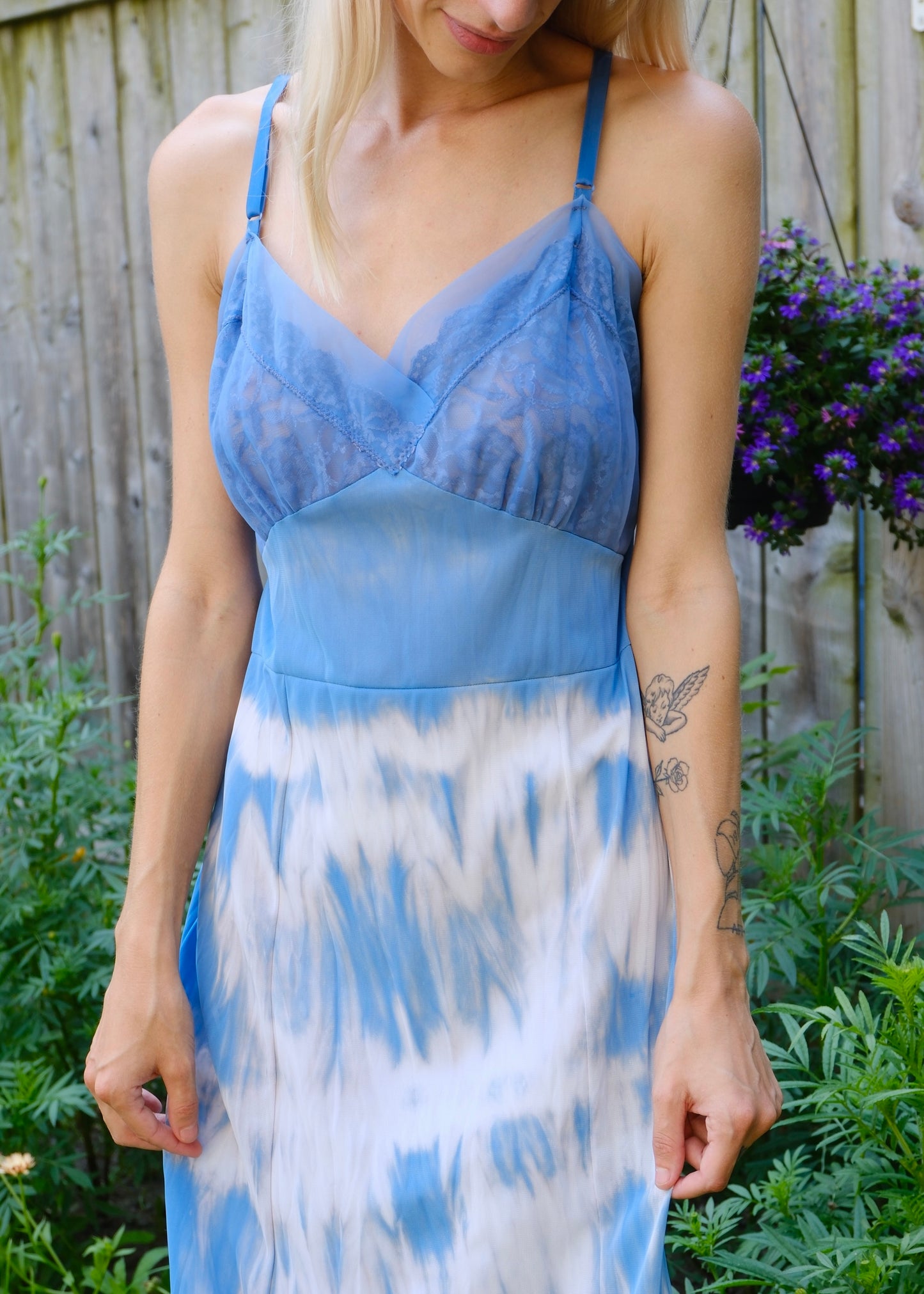 Kasché Design Reworked Tie Dye Vintage Slip Dress