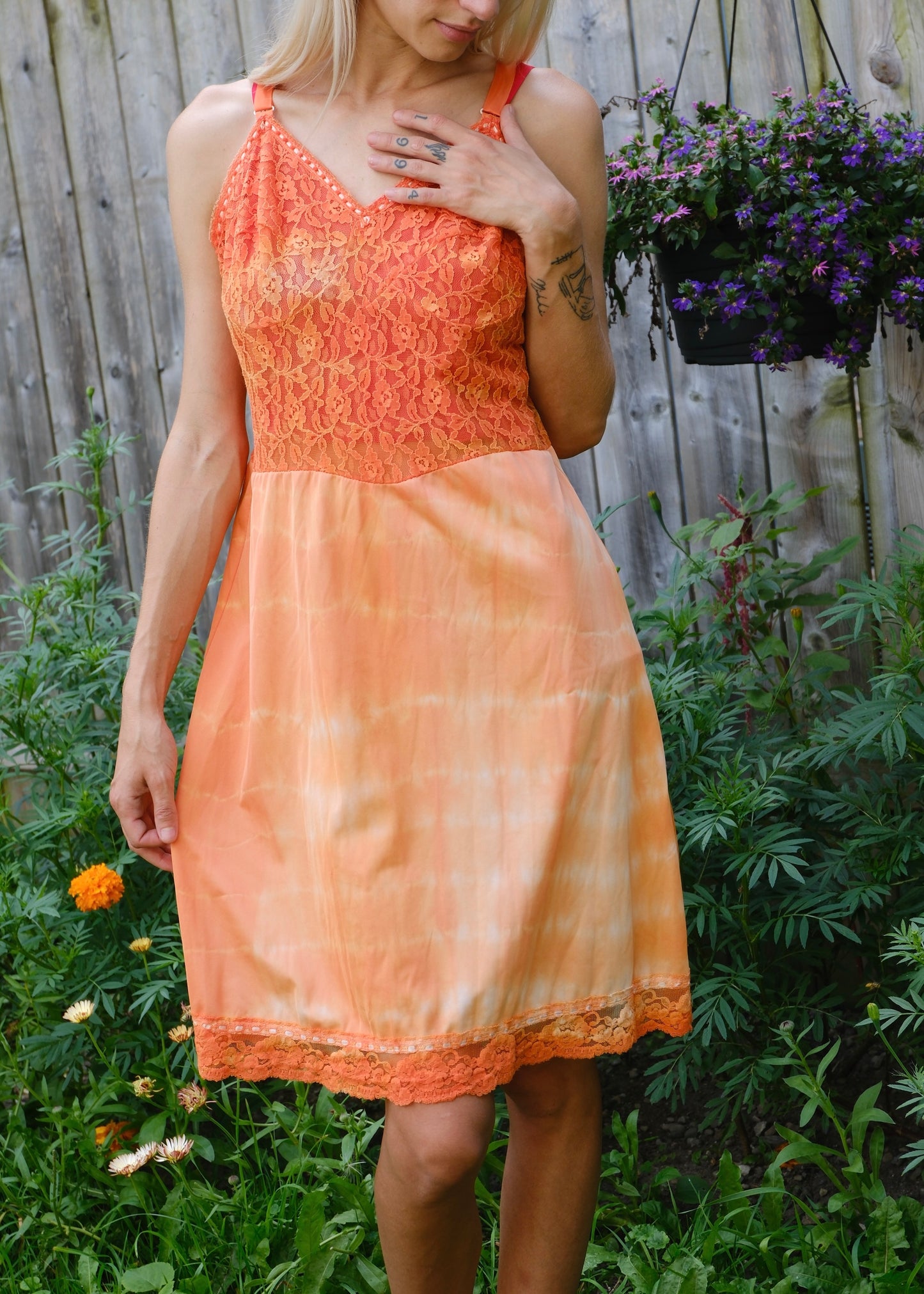 Kasché Design Reworked Tie Dye Vintage Slip Dress