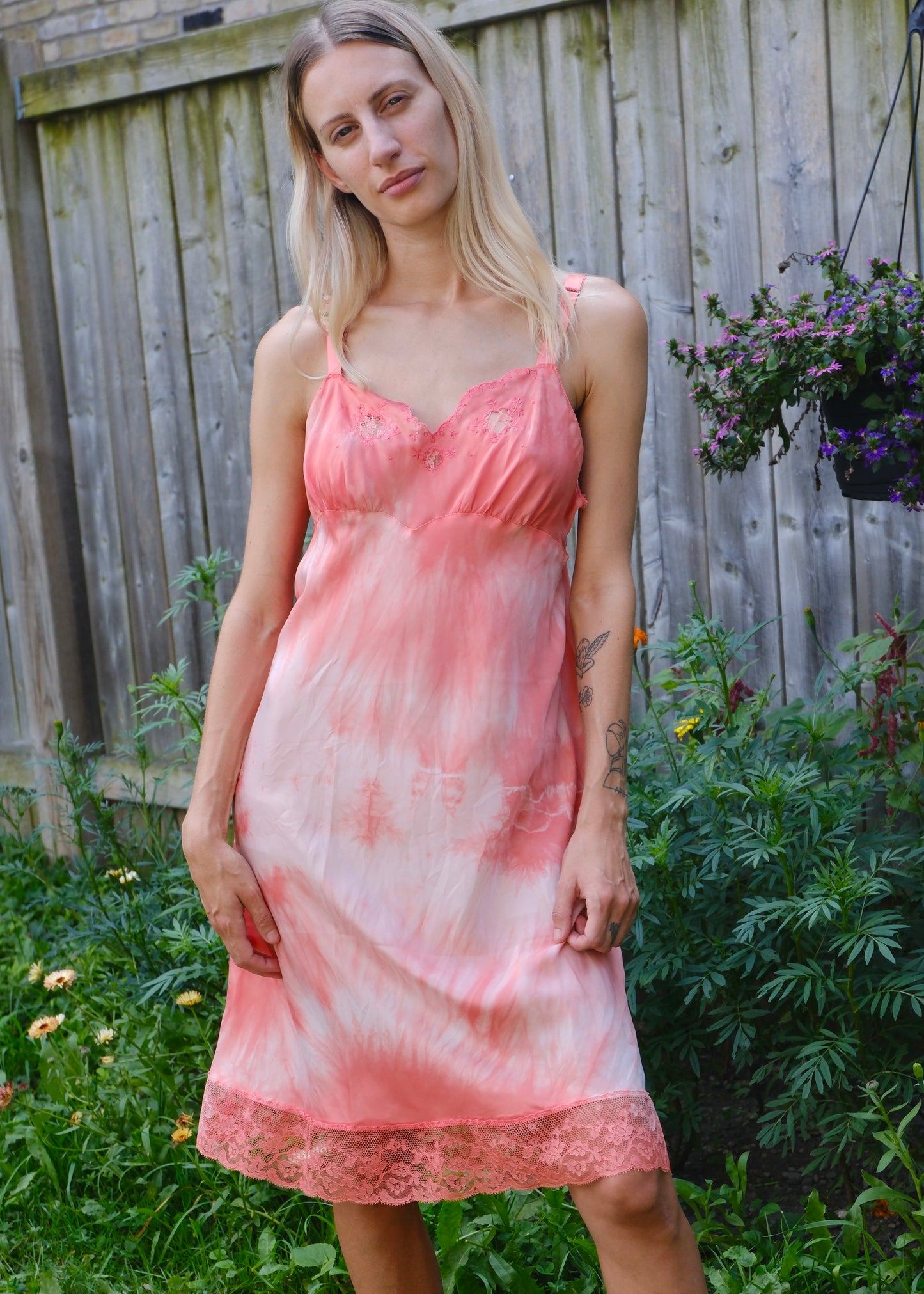 Kasché Design Reworked Tie Dye Vintage Slip Dress