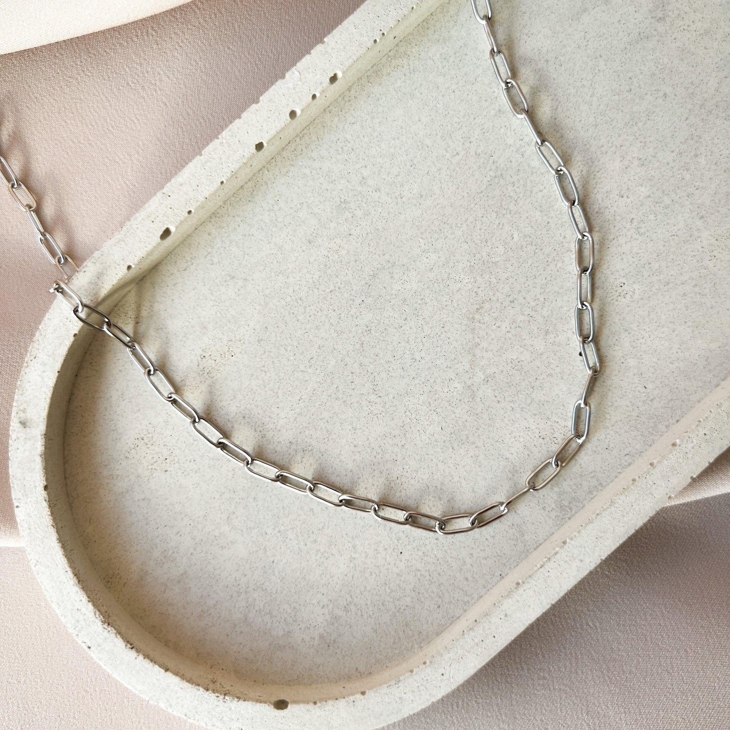 Horace Paper Clip Chain Necklace