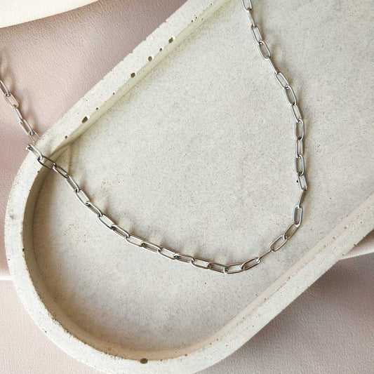Horace Paper Clip Chain Necklace