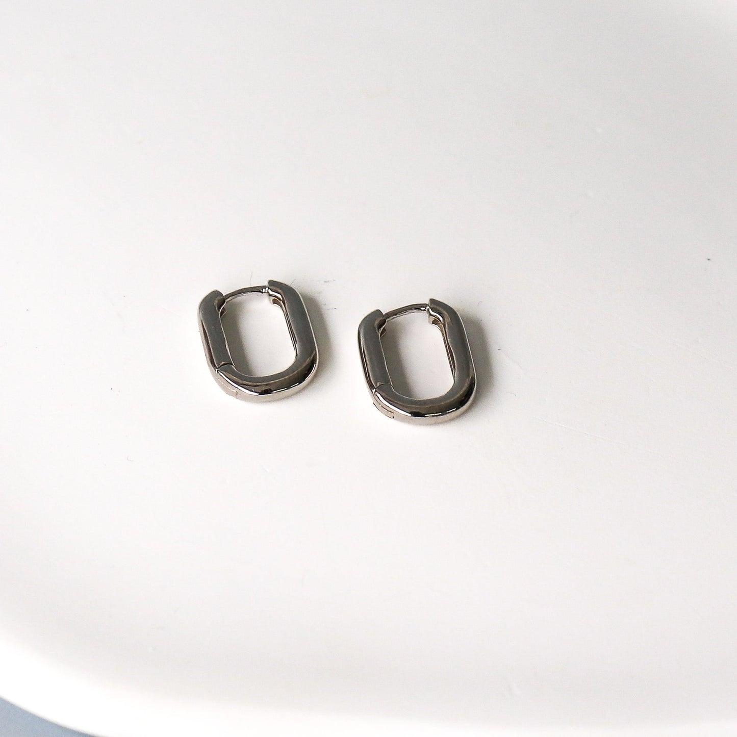 Horace Rectangular Hoop Earrings