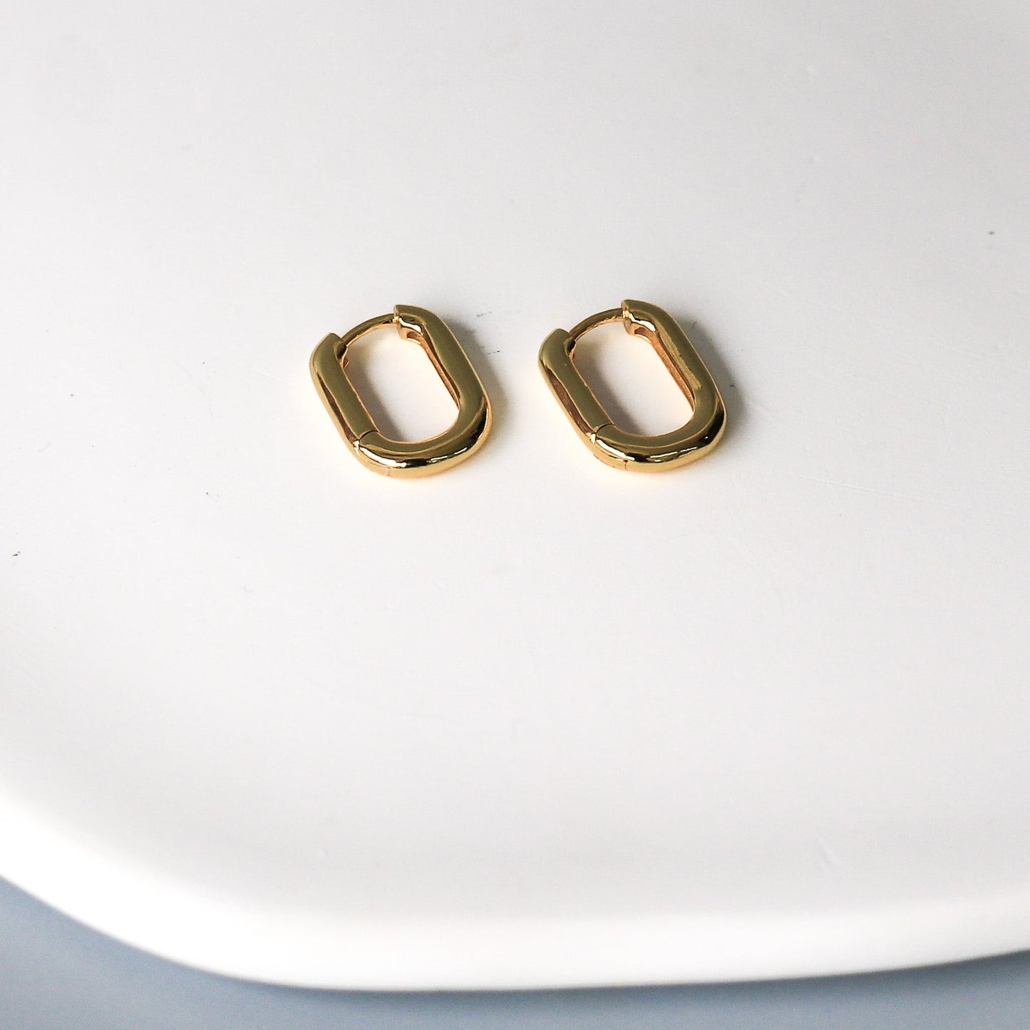 Horace Rectangular Hoop Earrings