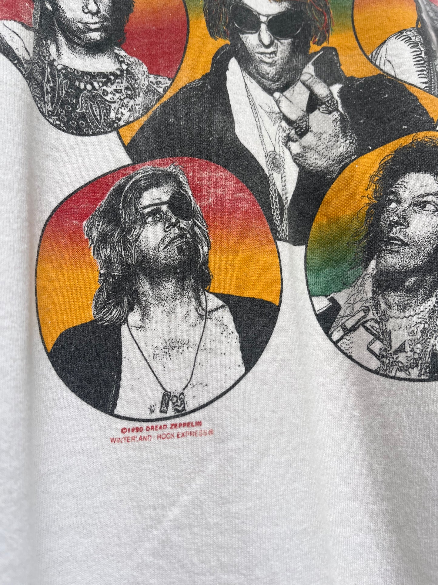 Vintage Dread Zeppelin North American Tour T-Shirt / USA / White