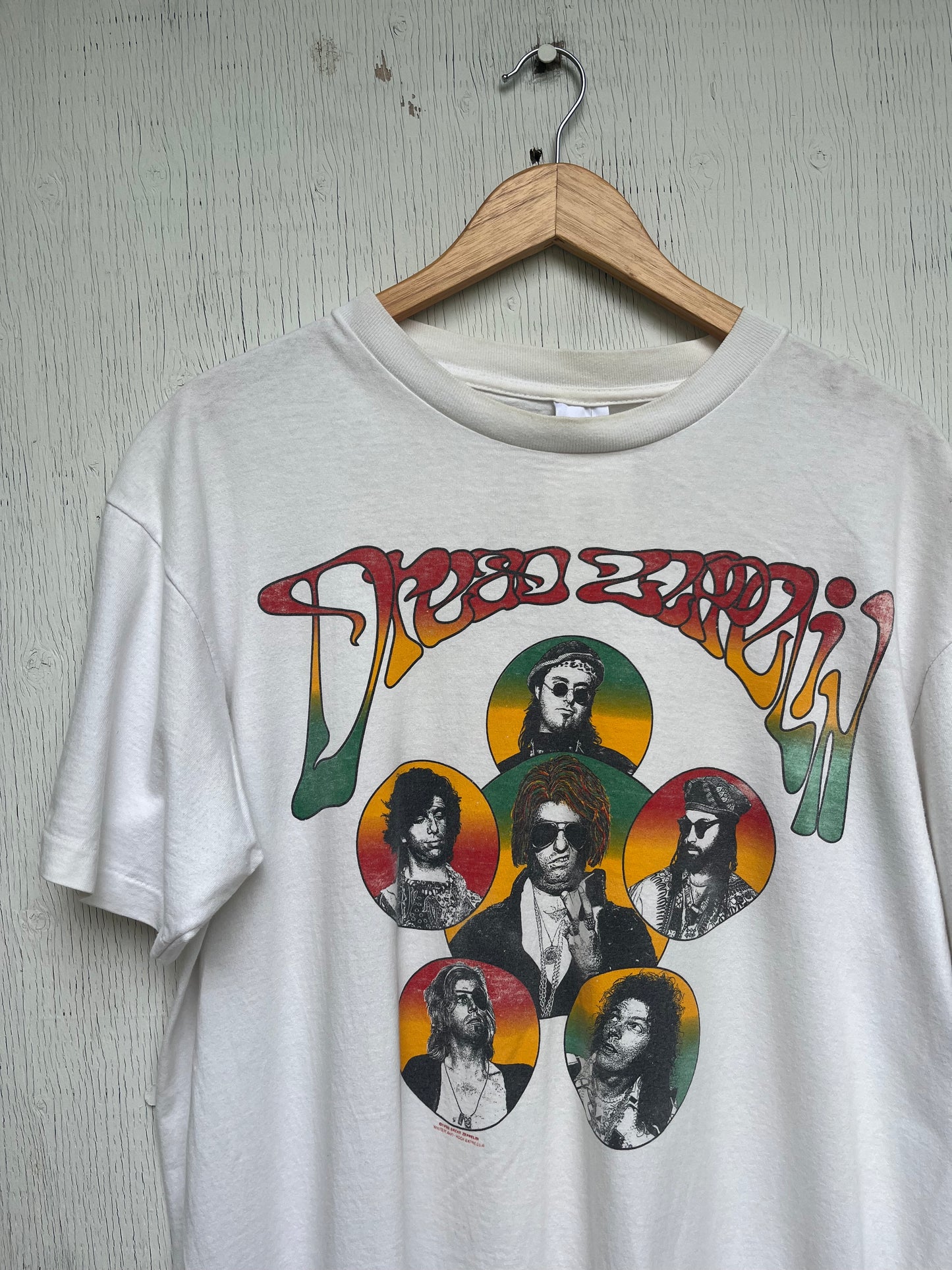 Vintage Dread Zeppelin North American Tour T-Shirt / USA / White