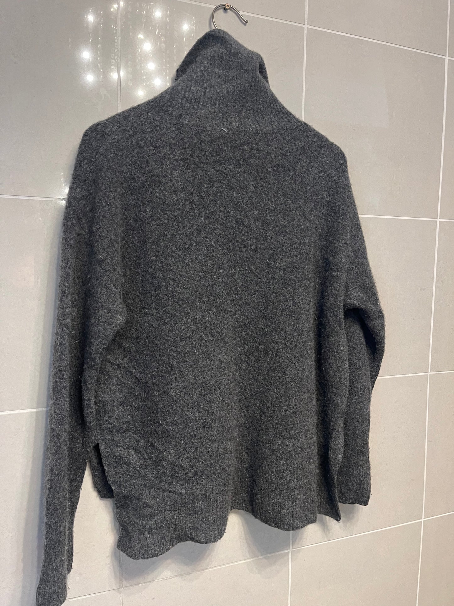 Boxy Wool Turtleneck