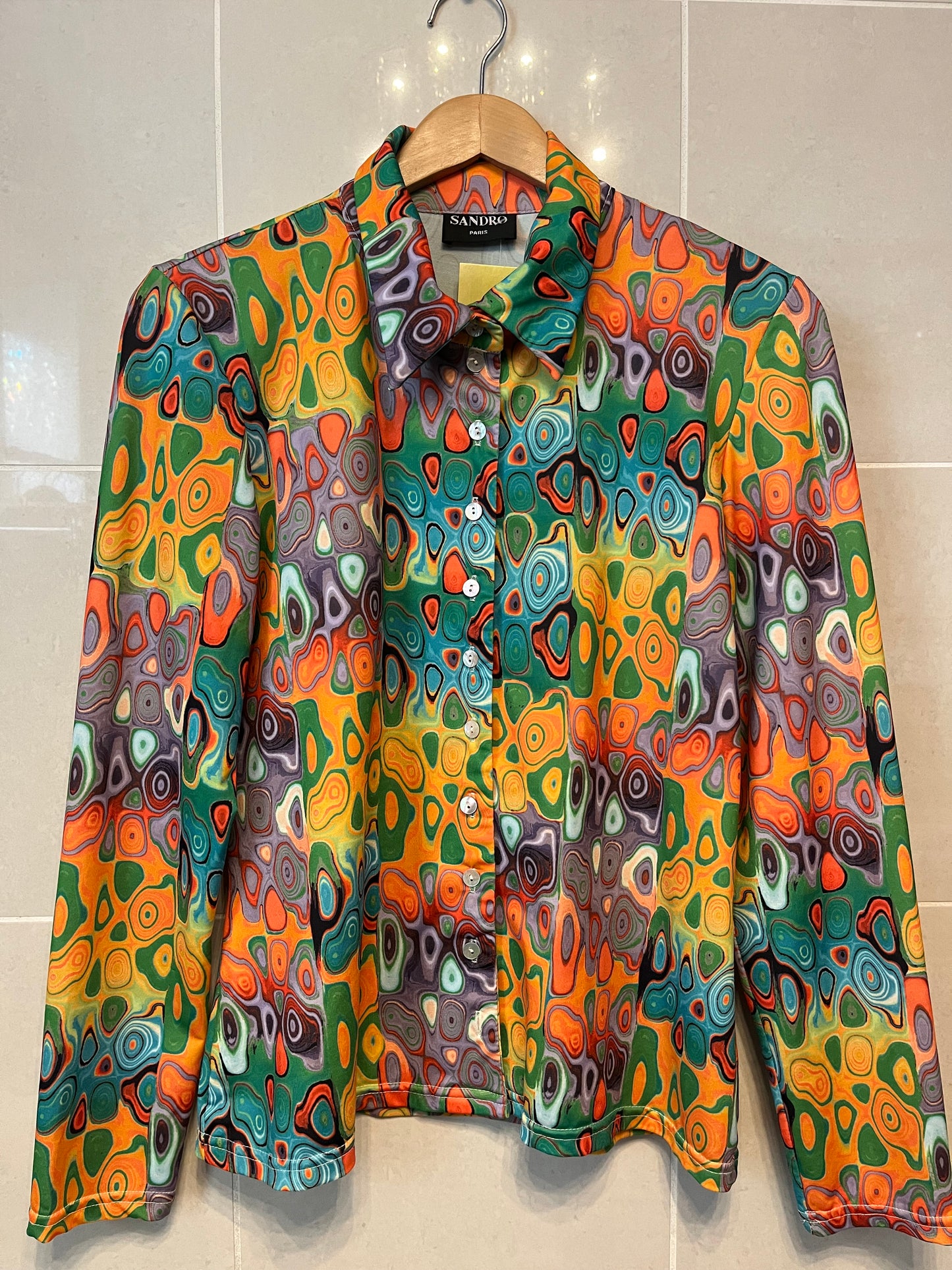 Sandro Psychedelic Shirt