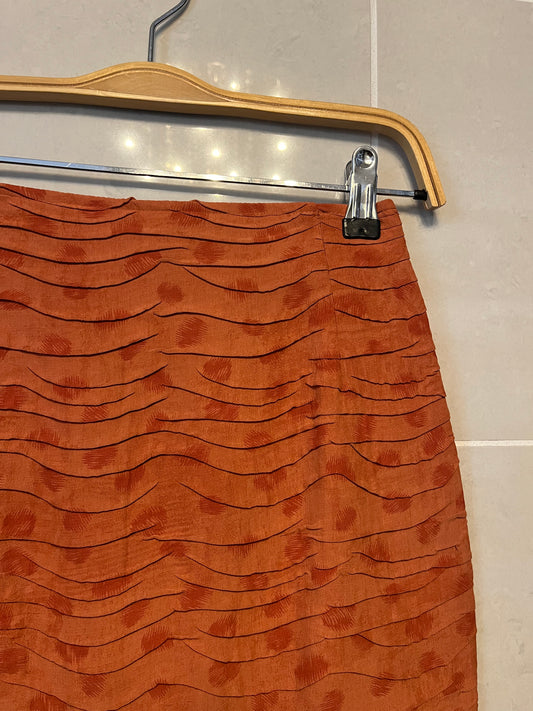 80s Scalloped Mini Skirt