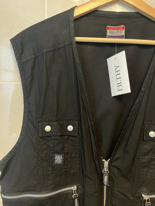 90s Parka Stuff Cotton Cargo Vest