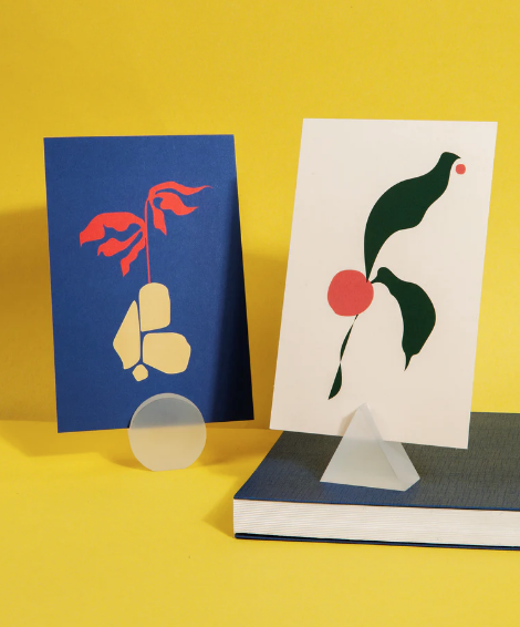 POKETO Abstract Flora Postcards