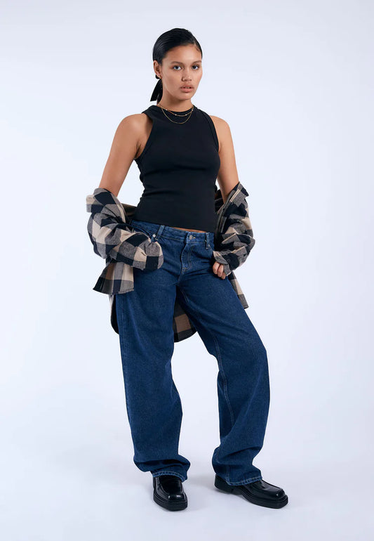 Dr Denim ETTA TOP - Black