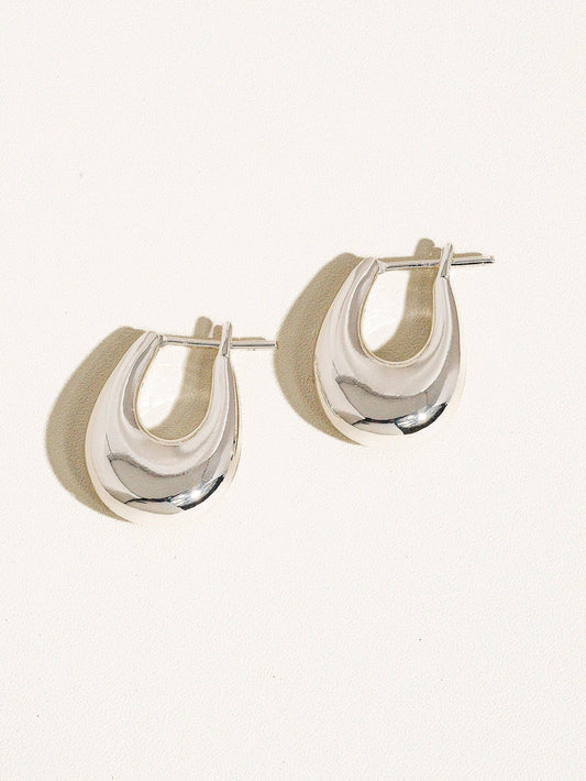 Flânerie by MAIQ - Quinn 18K Classic Droplet Hoop Earring
