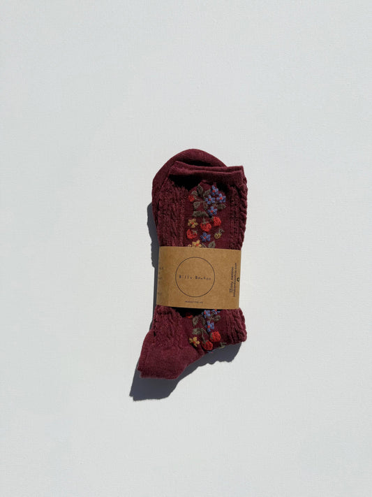 Billy Bamboo - WILD STRAWBERRY SOCKS