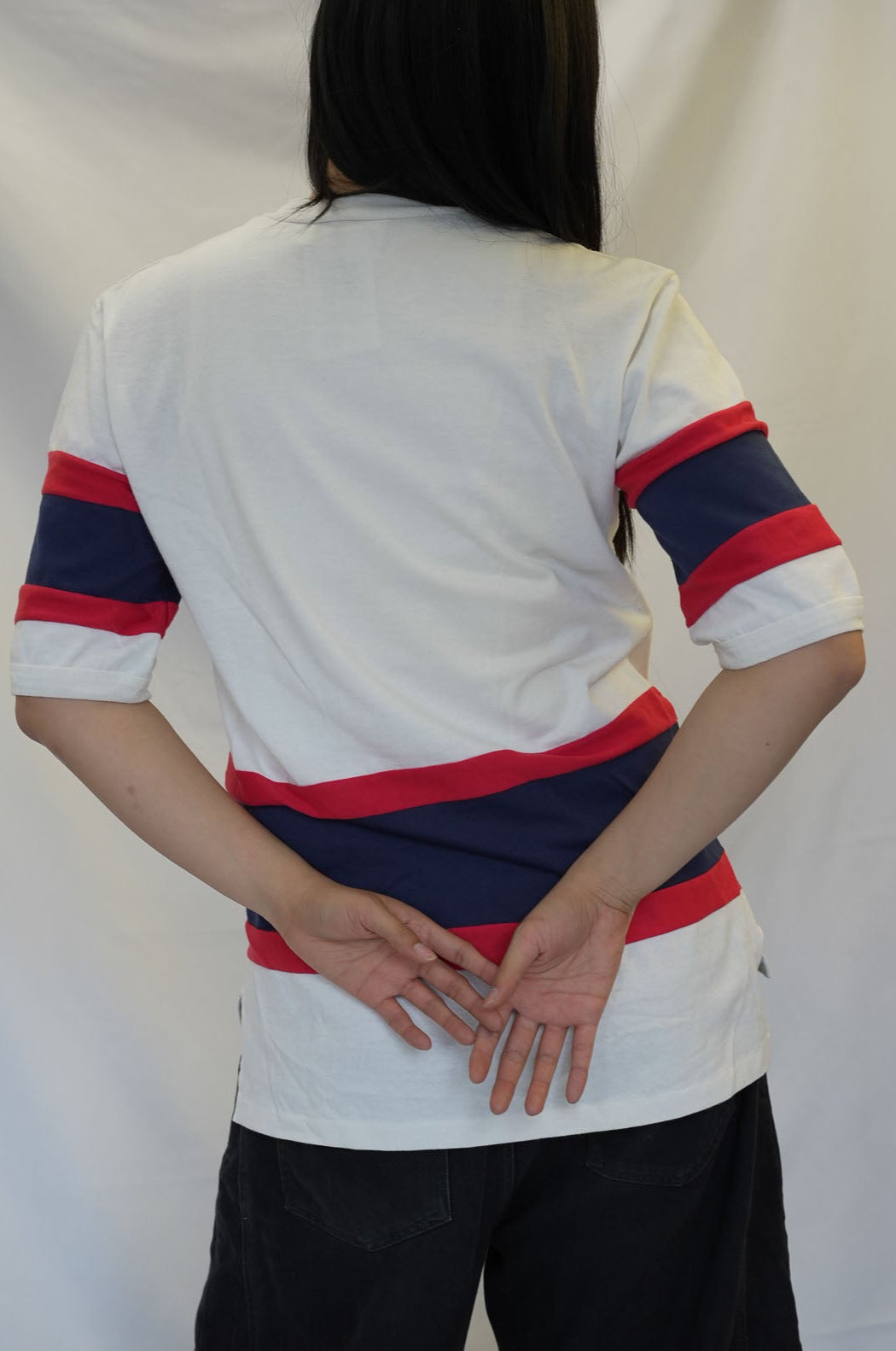 80s Nutmeg Mills Snoopy USA Varsity Hockey Tee
