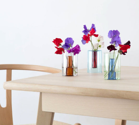 BLOCK DESIGN Reversible Glass Vase