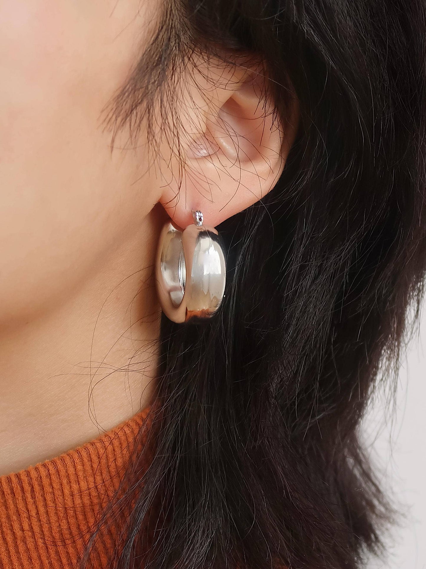 Flânerie by MAIQ - Hunter 18K Gold Non-Tarnish Classic U Hoop Earring