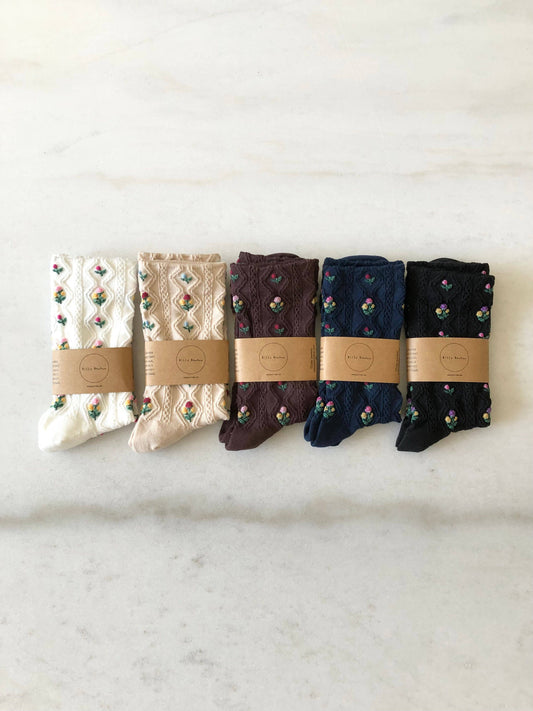 Billy Bamboo - ROSE GARDEN SOCKS