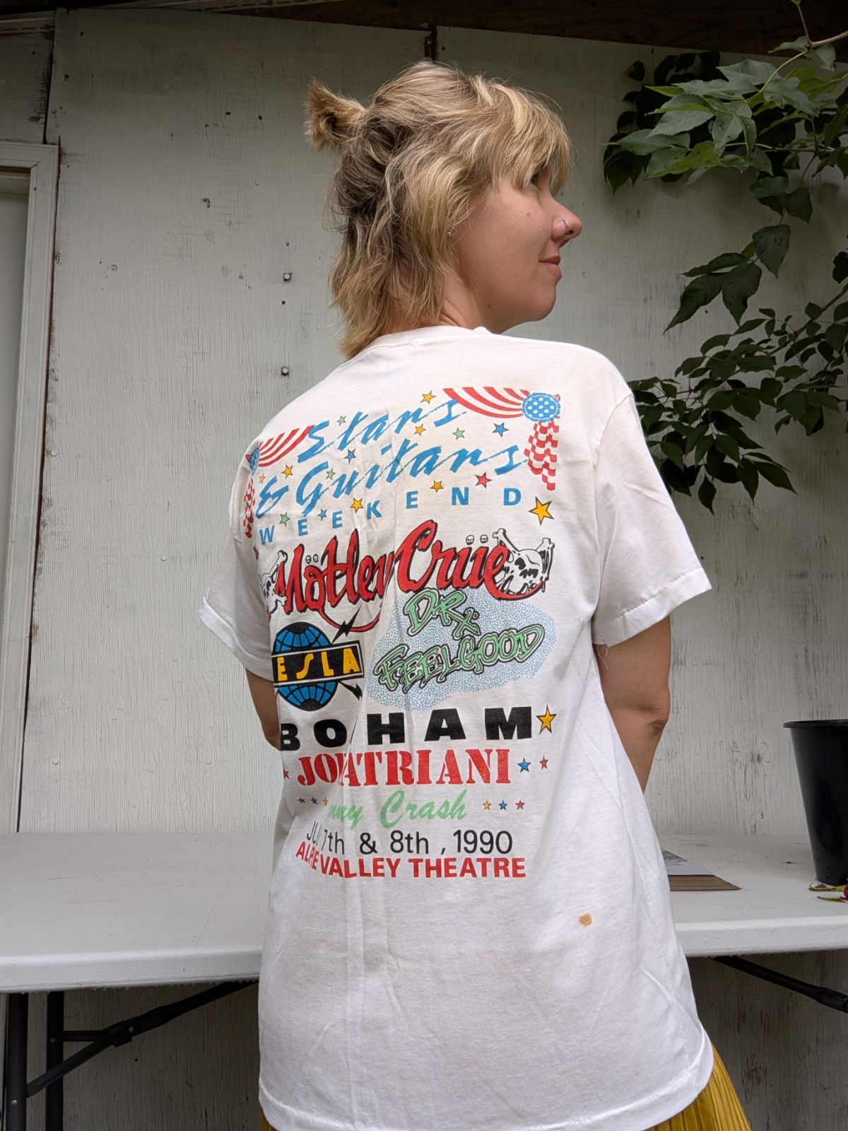 Motley Crüe '90 Stars & Guitars Tee