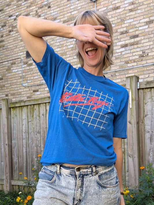 Vintage Signal Baton Rouge Graphic T-Shirt / Made In USA / Blue
