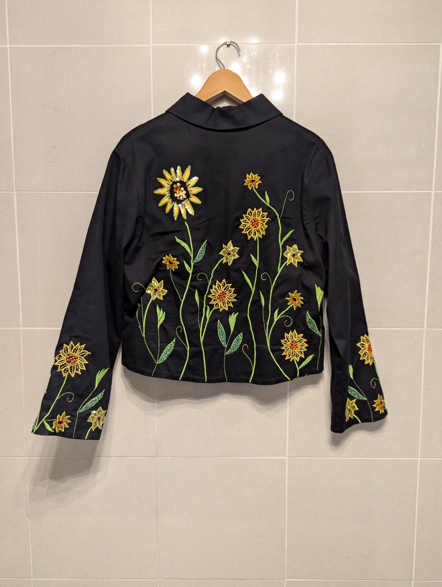 Sunflower Sequin Jacket