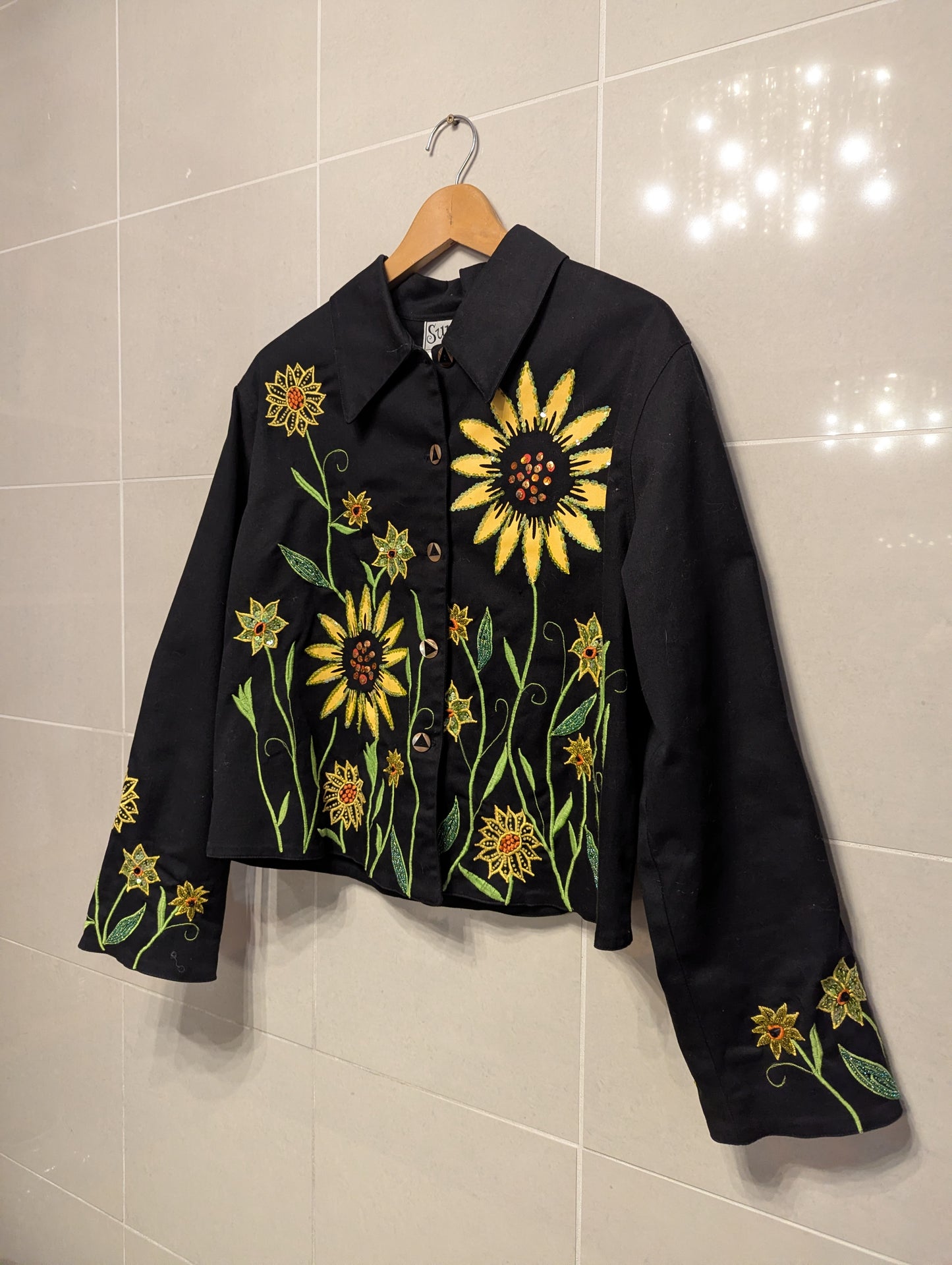 Sunflower Sequin Jacket