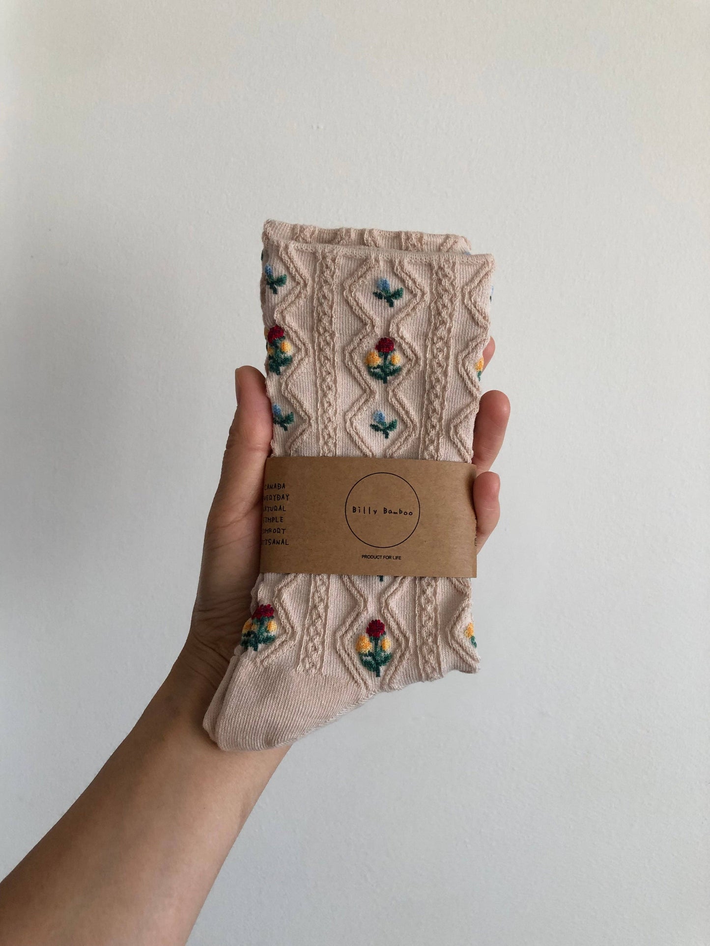 Billy Bamboo - ROSE GARDEN SOCKS