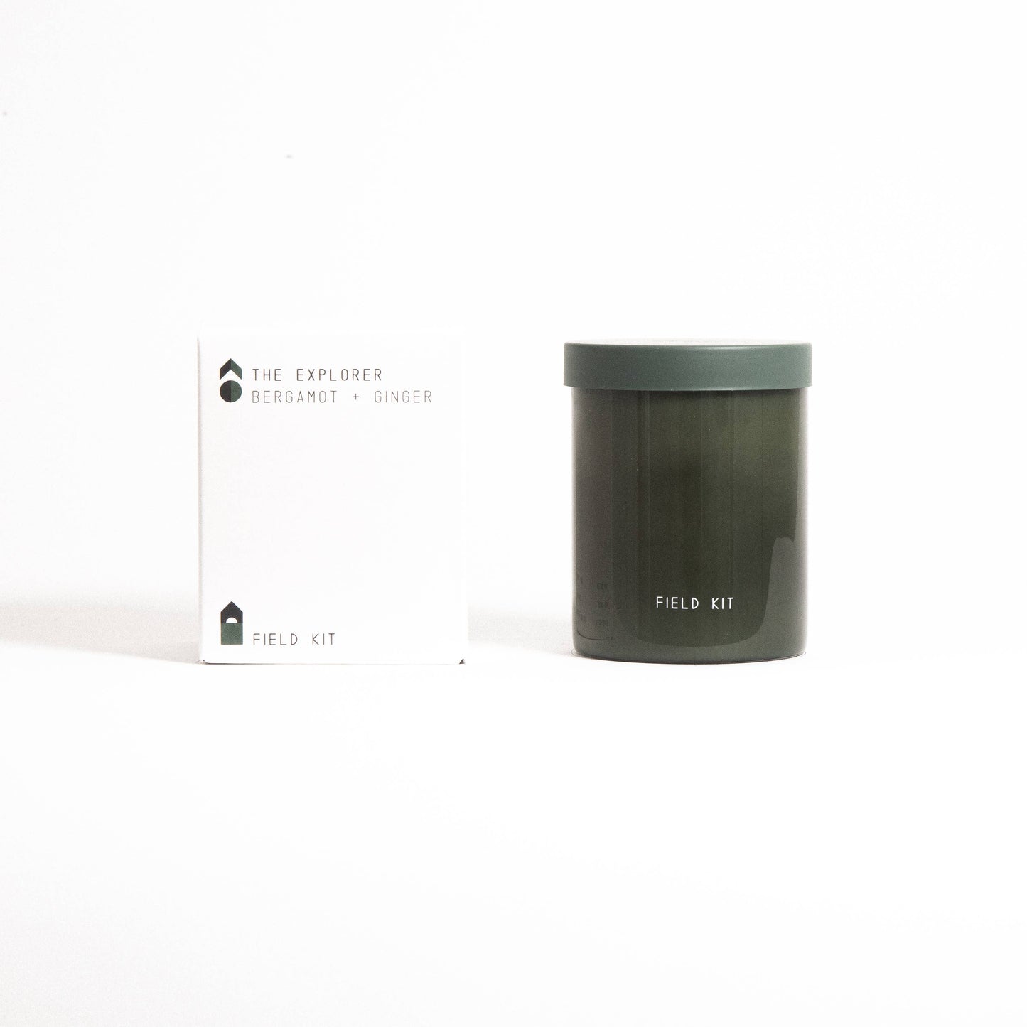 Field Kit - The Explorer - Bergamot + Ginger - 8oz Glass Candle