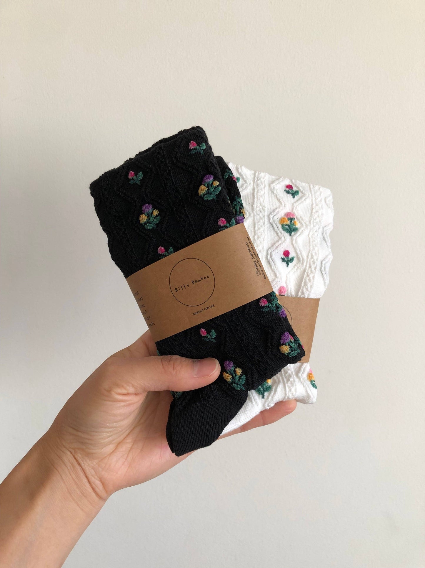 Billy Bamboo - ROSE GARDEN SOCKS