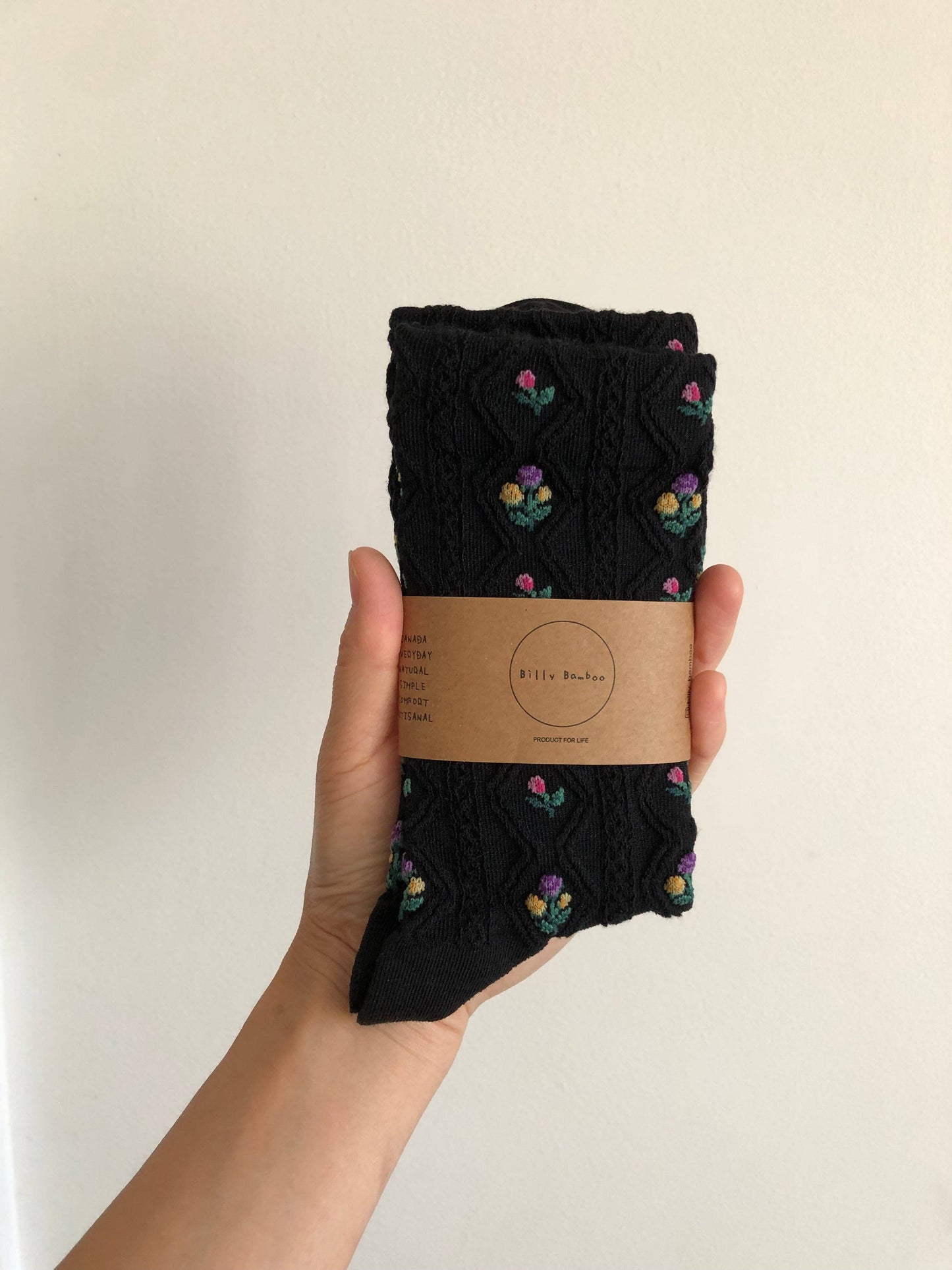 Billy Bamboo - ROSE GARDEN SOCKS