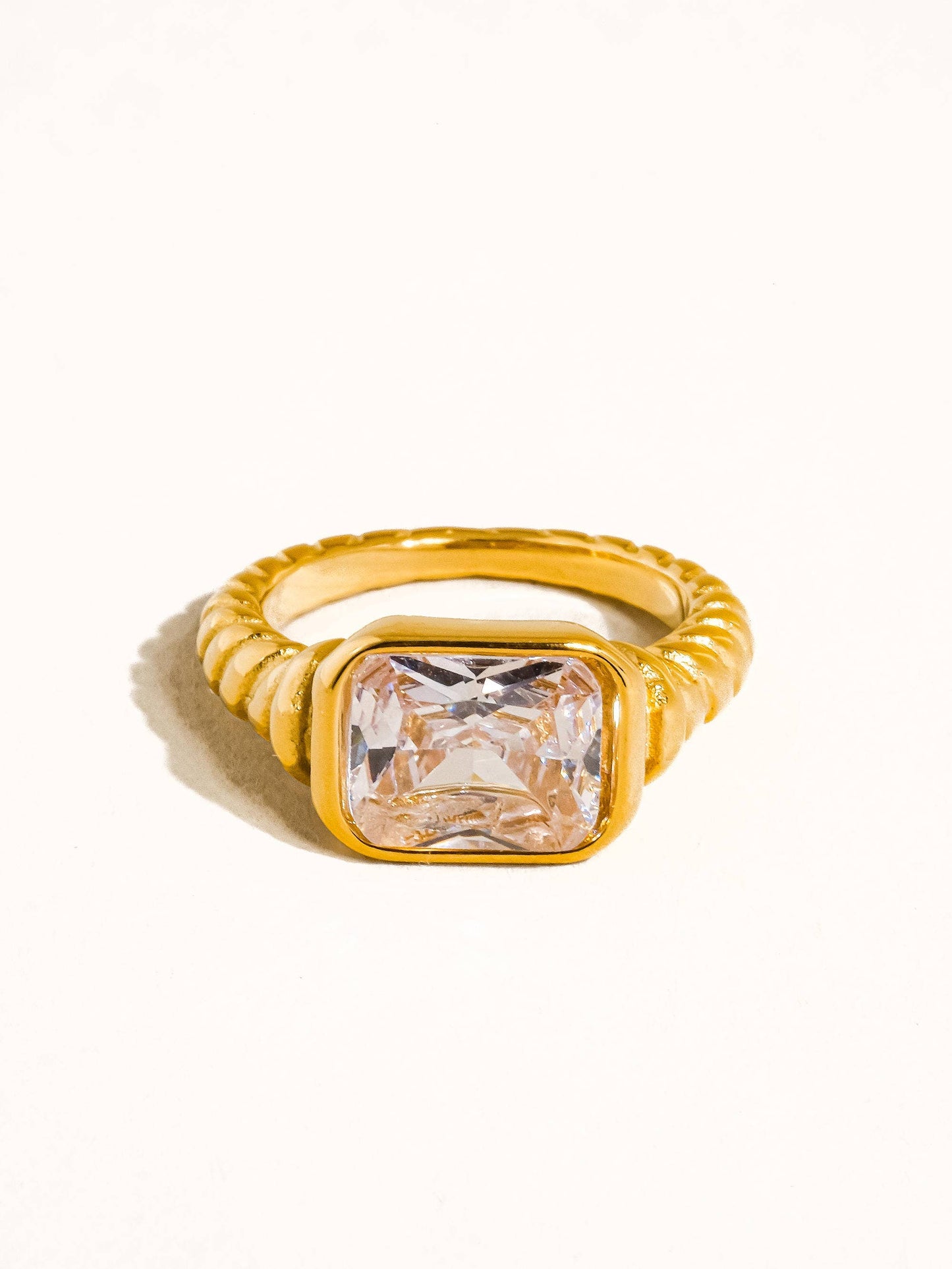 Flânerie by MAIQ - Laverne 18K Gold Non-Tarnish CZ Cocktail Ring