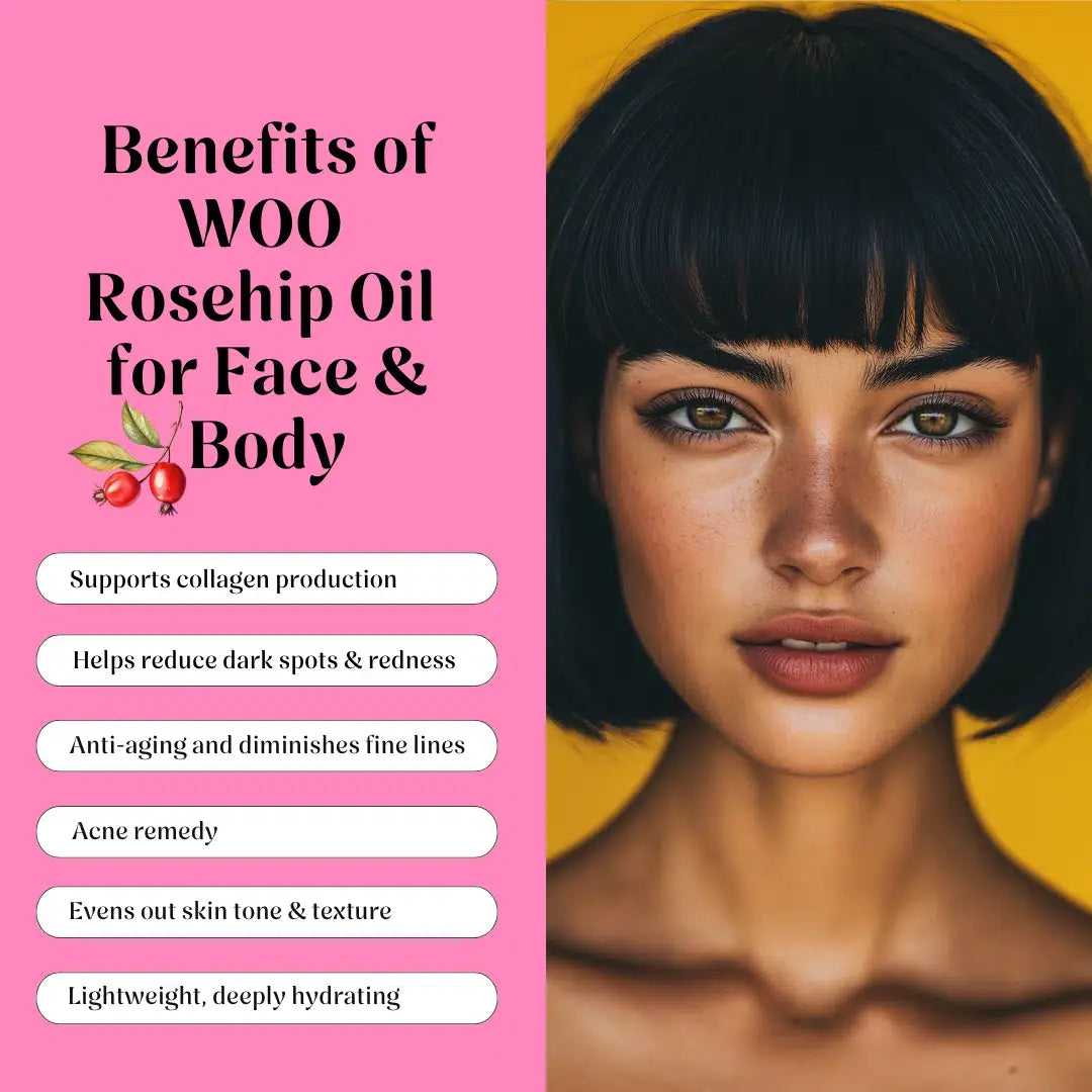 WOO World of Oils - WOO™ Rosehip Oil, 100% Organic