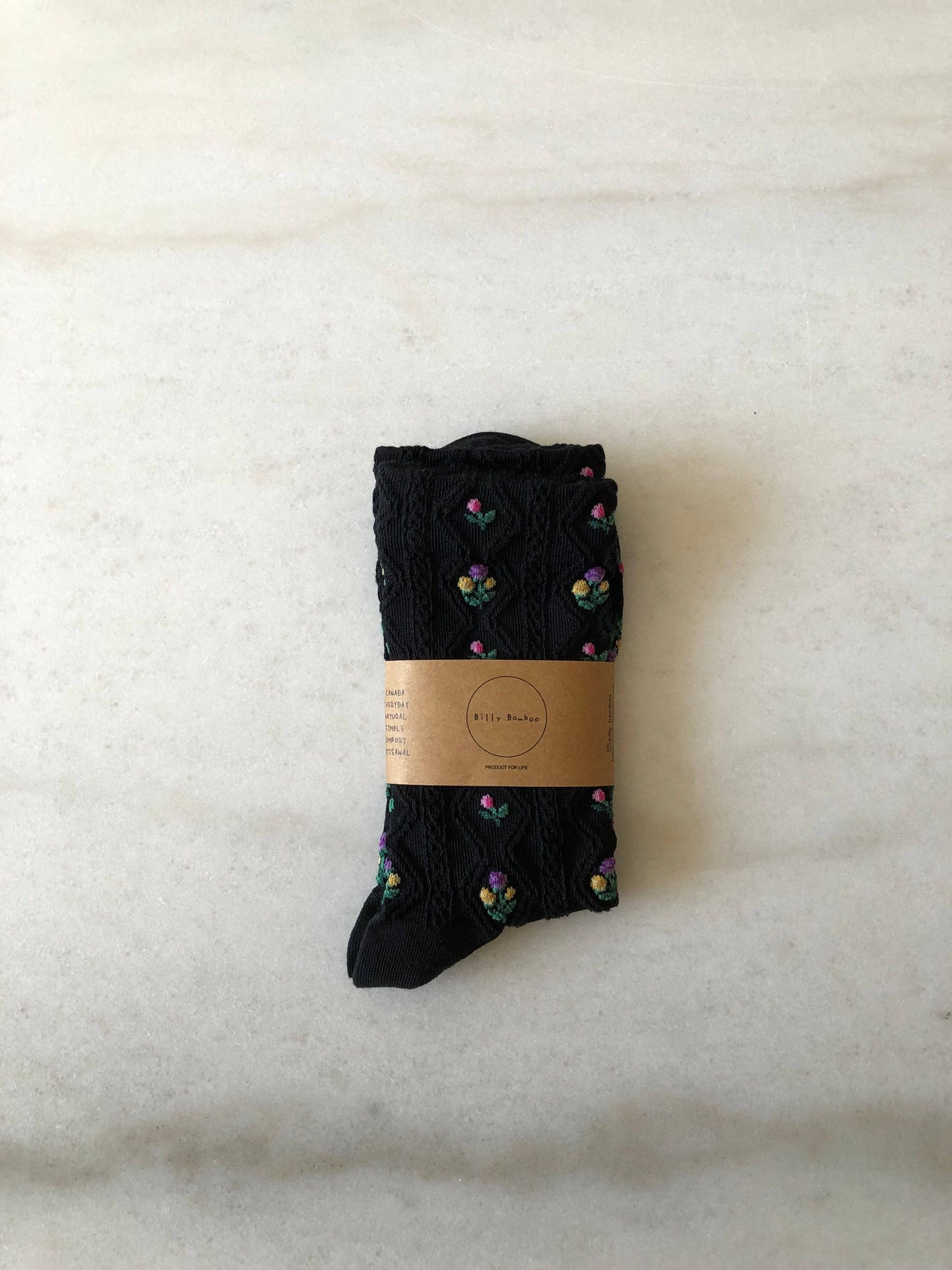 Billy Bamboo - ROSE GARDEN SOCKS