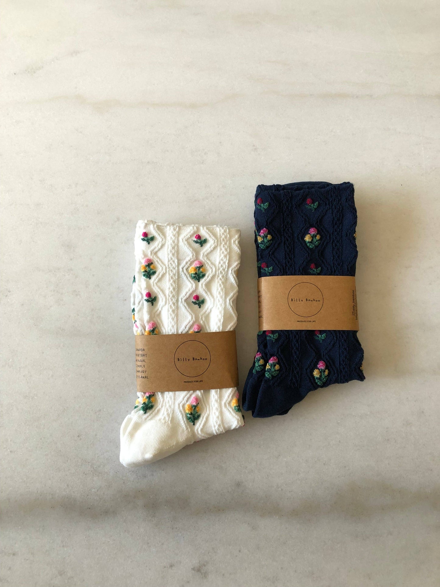 Billy Bamboo - ROSE GARDEN SOCKS