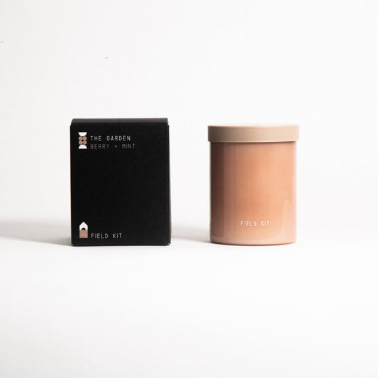 Field Kit - The Garden - Berry + Mint - 8oz Glass Candle