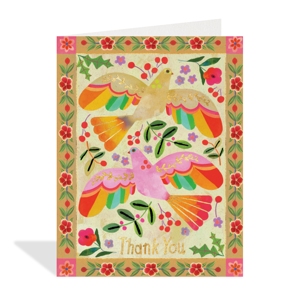 Halfpenny Postage - Thank You Birds