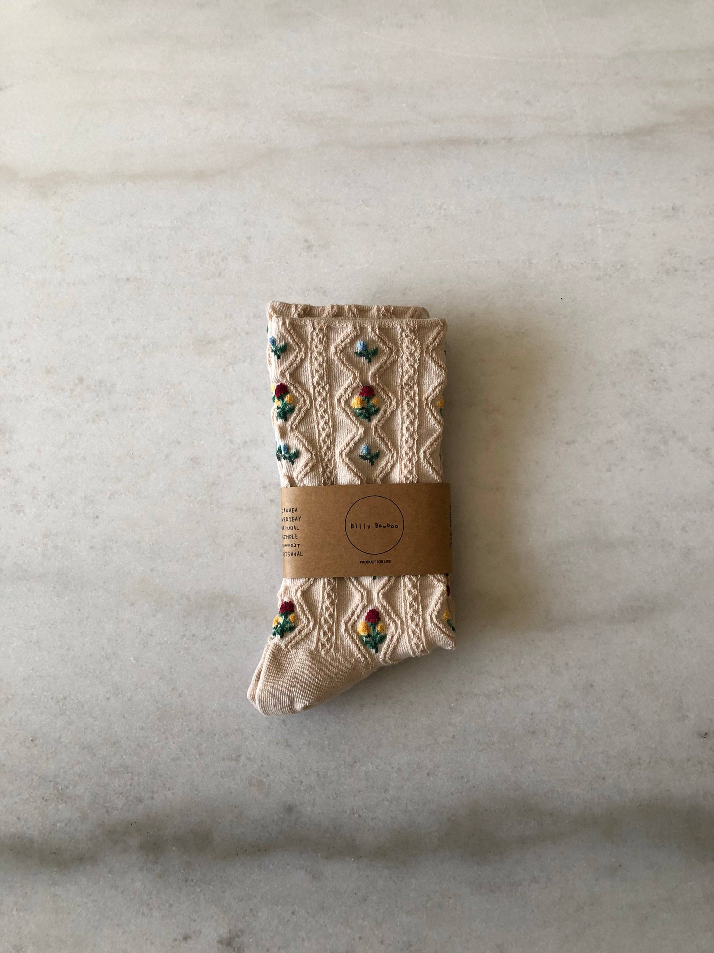 Billy Bamboo - ROSE GARDEN SOCKS
