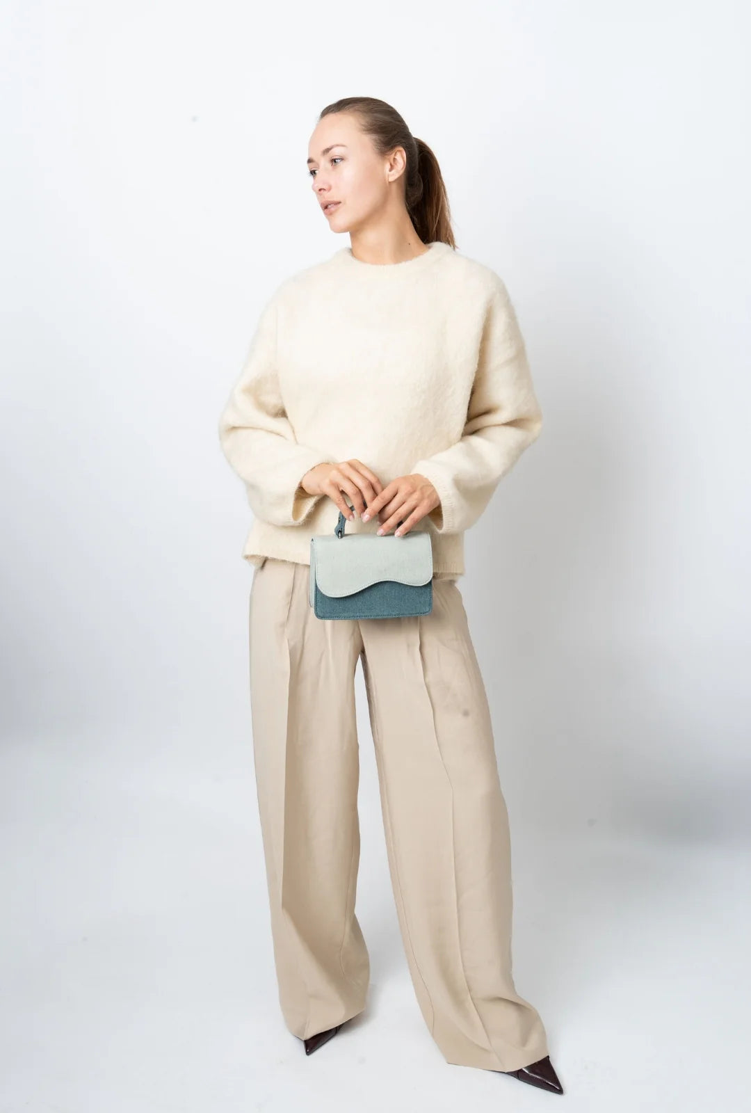 Hvisk CRANE DENIM - Teal Tones