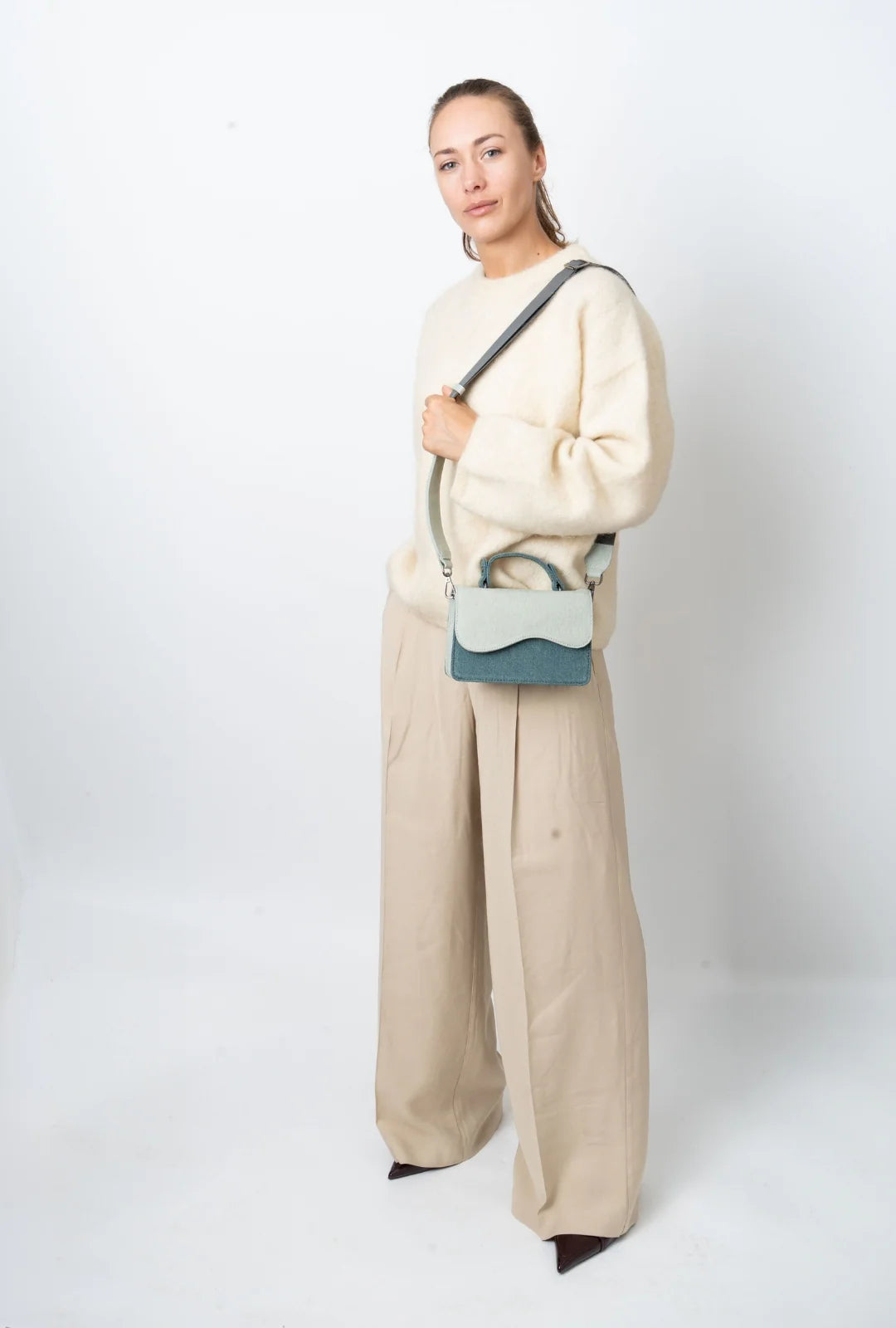 Hvisk CRANE DENIM - Teal Tones