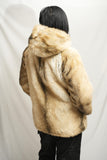 70's Faux Fur Hooded Coat