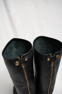 Knee high Roots Leather Riding Boots