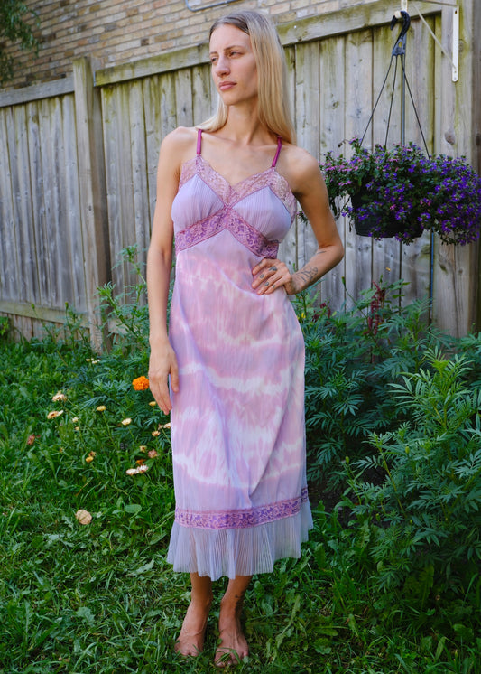 Kasché Design Reworked Tie Dye Vintage Slip Dress