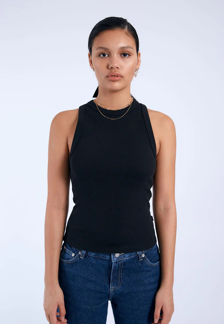 Dr Denim ETTA TOP - Black