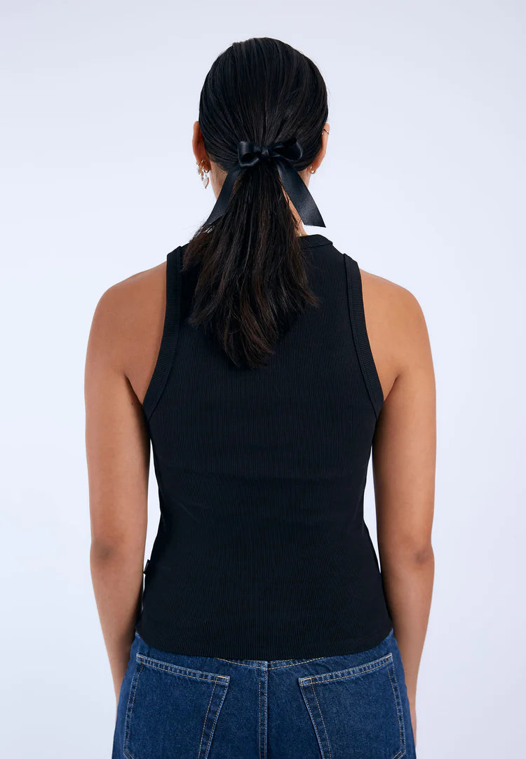 Dr Denim ETTA TOP - Black