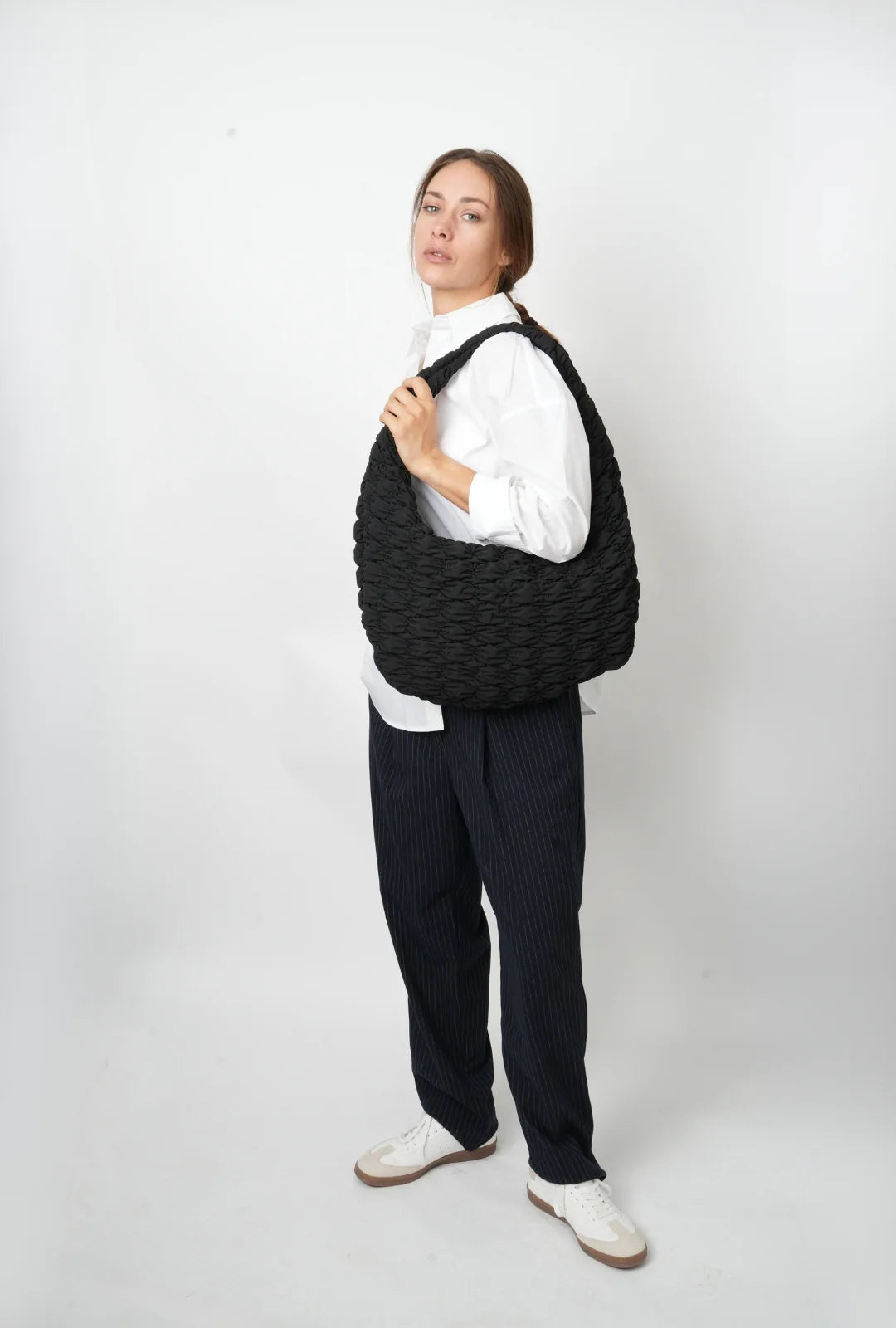 Hvisk HAZE MATTE TWILL QUILT - Black