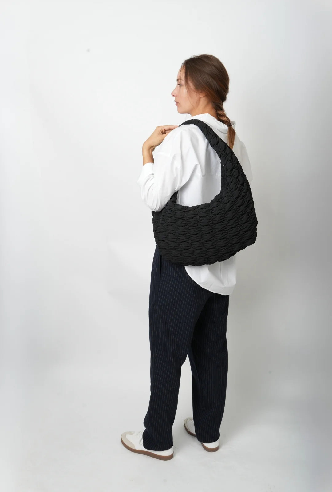 Hvisk HAZE MATTE TWILL QUILT - Black