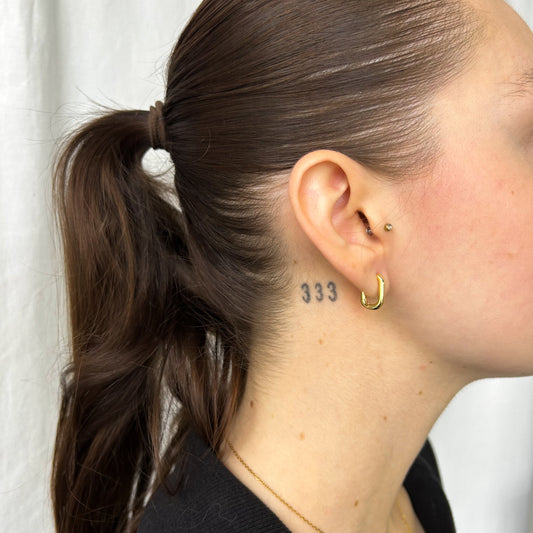 Horace Rectangular Hoop Earrings